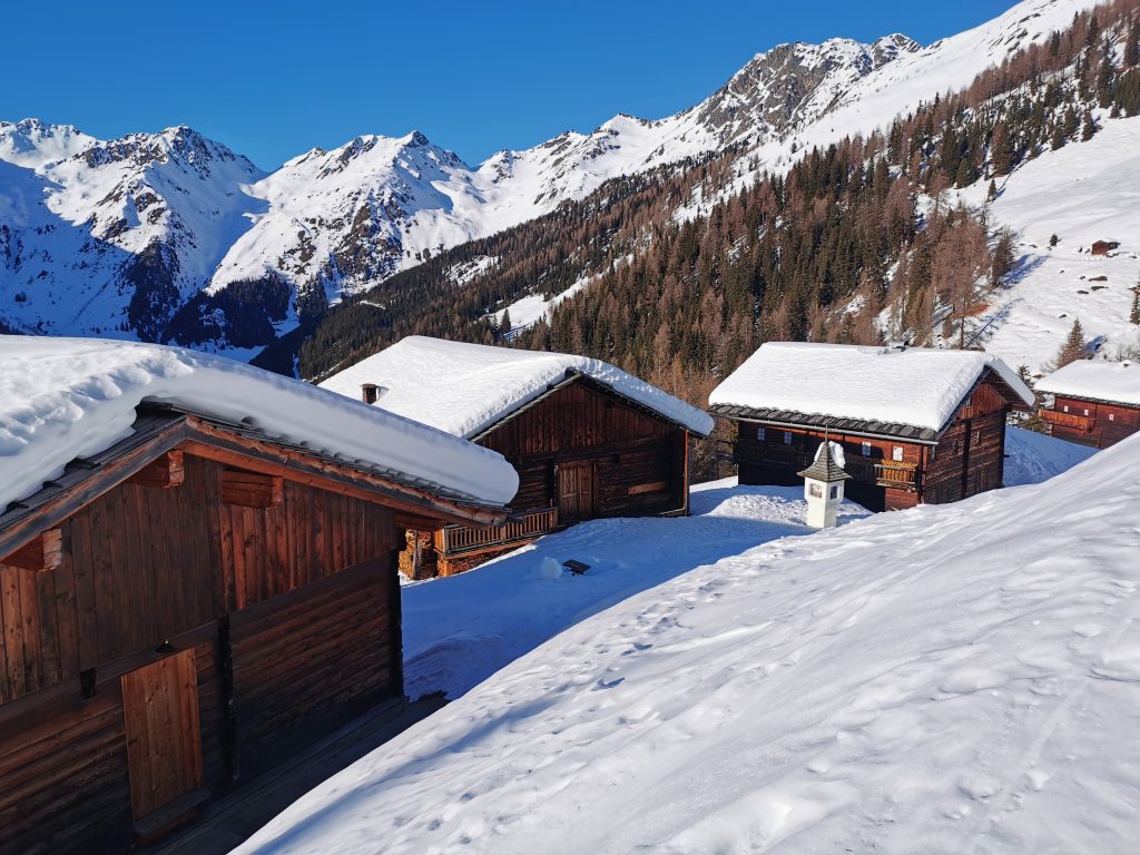 Winter Oberstalleralm Innervillgraten